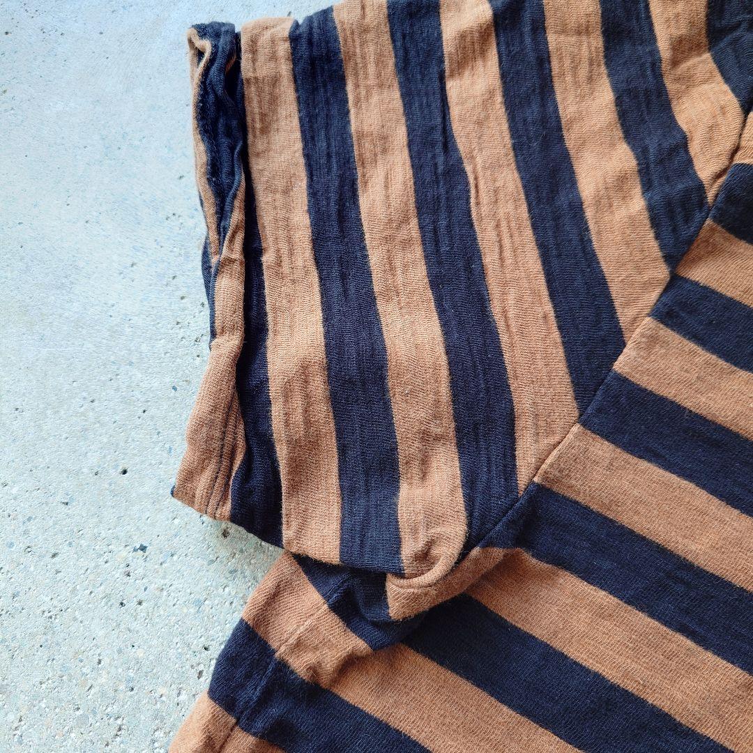 GUESS JEANS slub border tee M