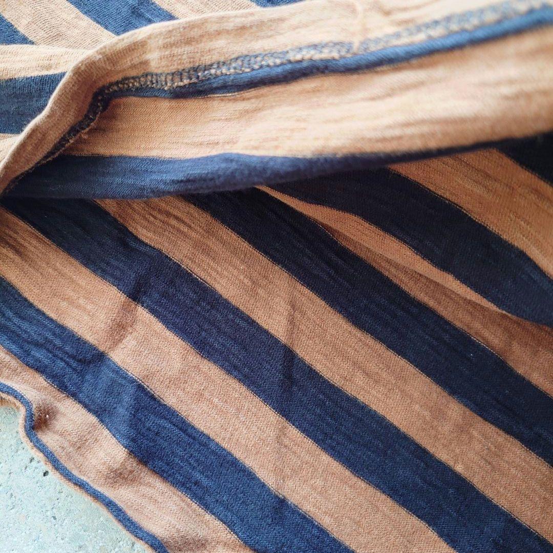 GUESS JEANS slub border tee M