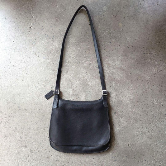 OLD COACH leather shoulder bag