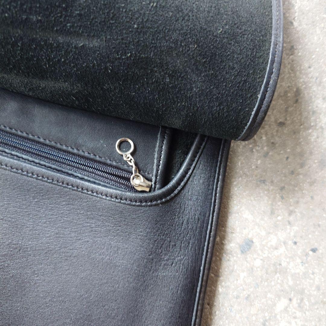 OLD COACH leather shoulder bag