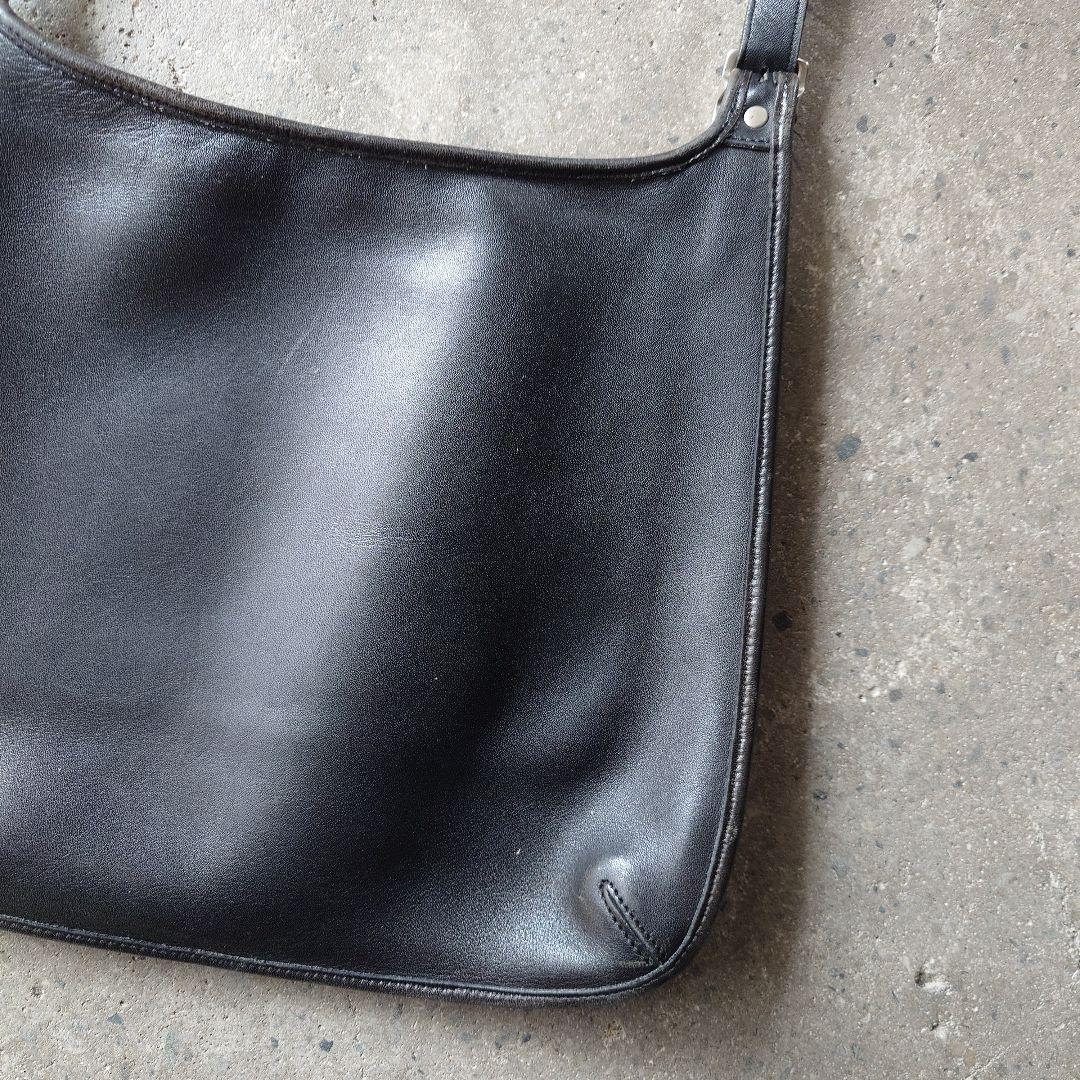 OLD COACH leather shoulder bag