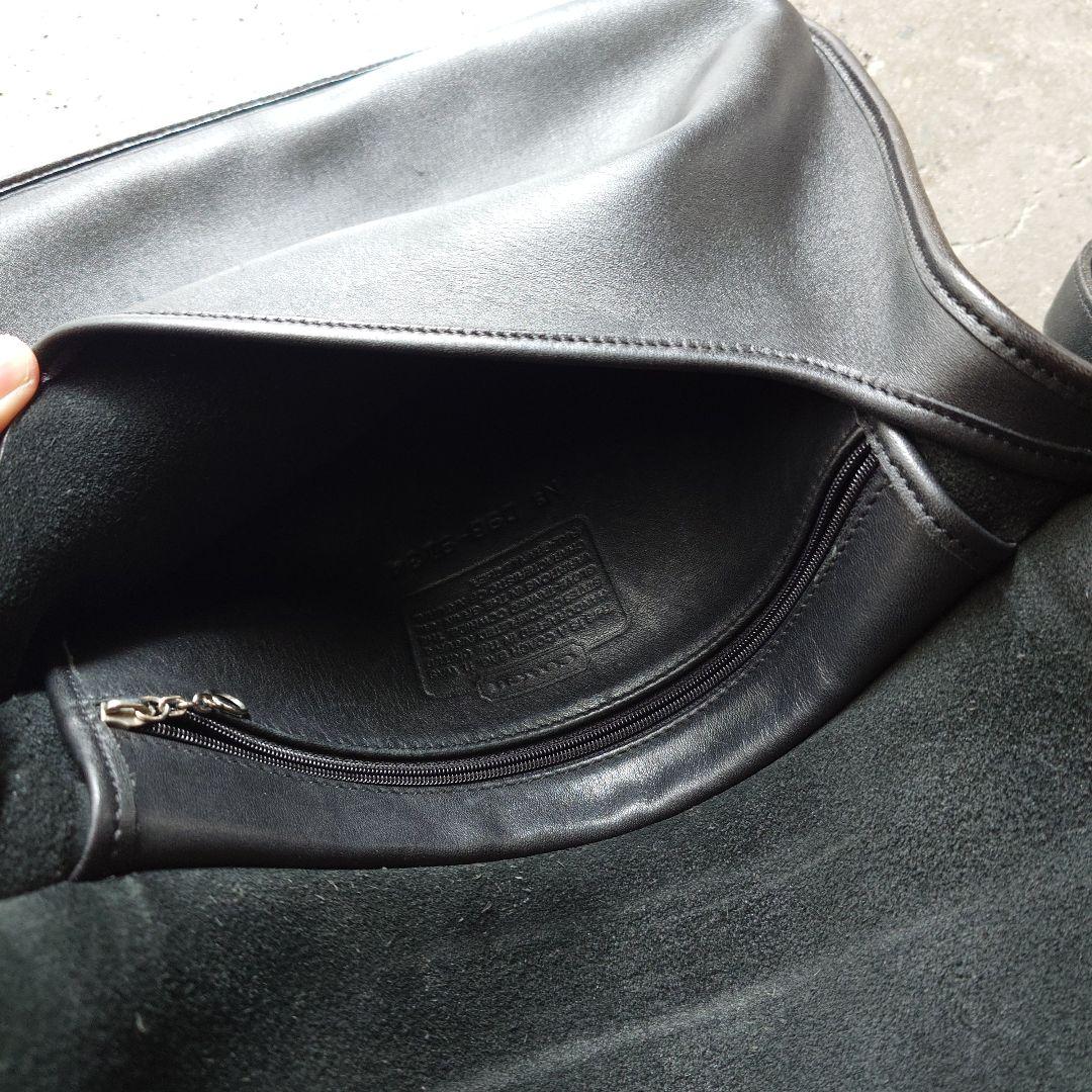 OLD COACH leather shoulder bag