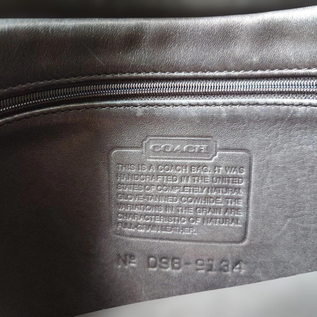 OLD COACH leather shoulder bag