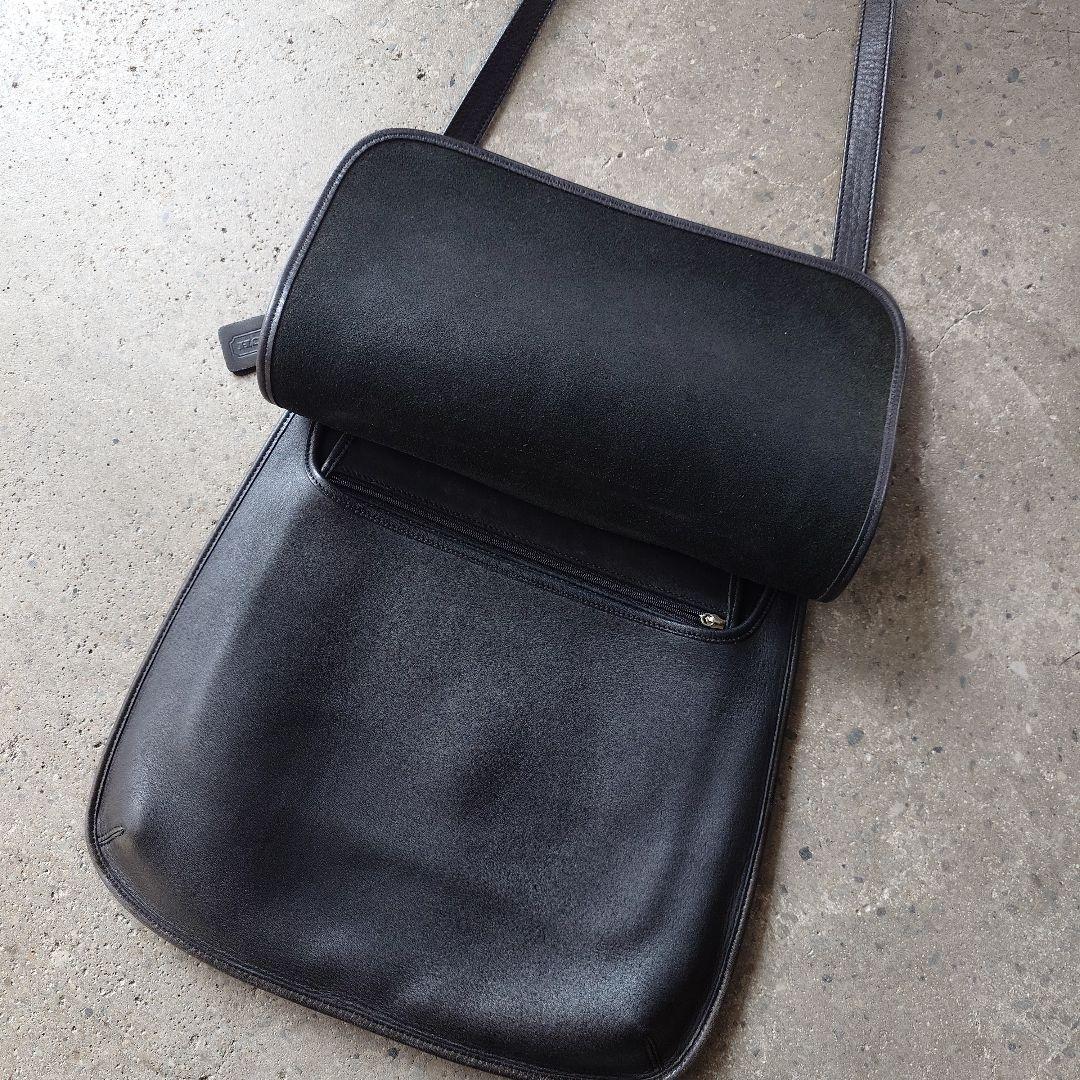 OLD COACH leather shoulder bag