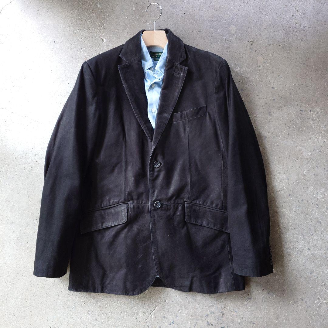 90s Bananarepublic leather nubak jacket sz L