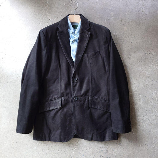 90s Bananarepublic leather nubak jacket sz L