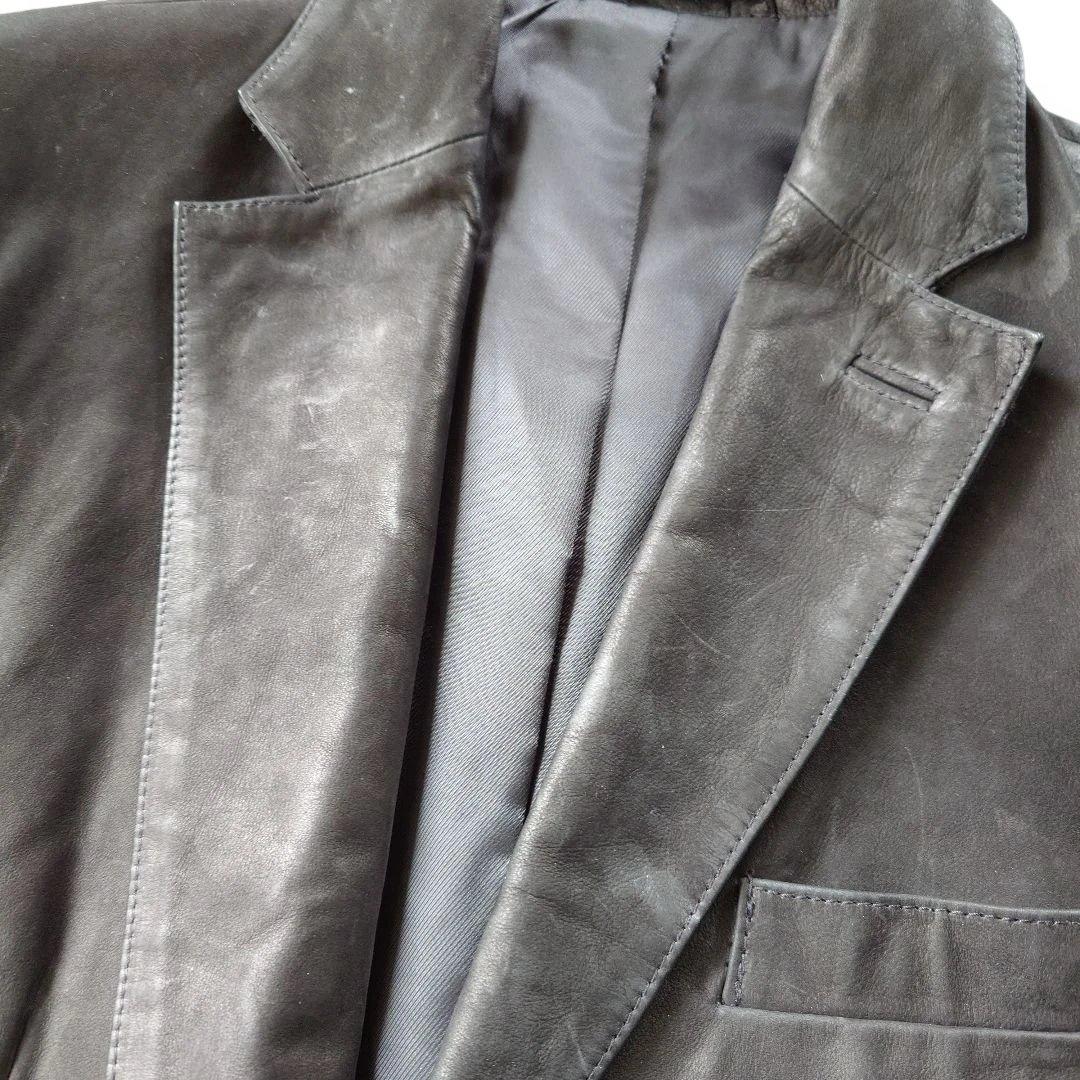 90s Bananarepublic leather nubak jacket sz L
