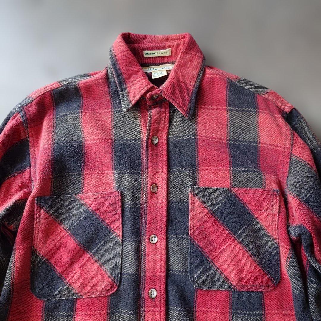 ST　John’s Bay BIGMAC buffalo check flannnel shirts USA M