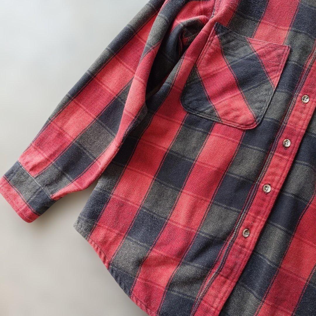 ST　John’s Bay BIGMAC buffalo check flannnel shirts USA M