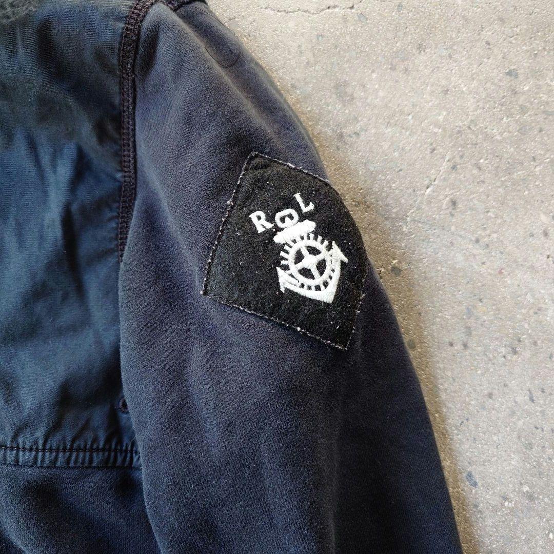 90's poloralphlauren military sweat jacket M 90年代　ポロラルフローレン　ミリタリー　スウエット　ブルゾン M