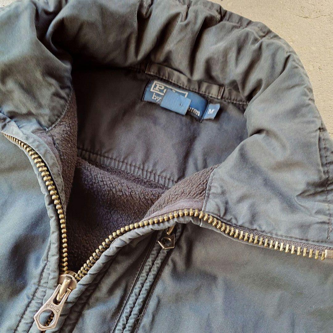 90's poloralphlauren military sweat jacket M 90年代　ポロラルフローレン　ミリタリー　スウエット　ブルゾン M