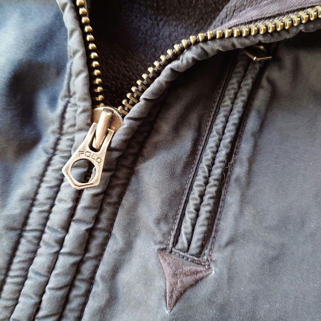 90's poloralphlauren military sweat jacket M 90年代　ポロラルフローレン　ミリタリー　スウエット　ブルゾン M