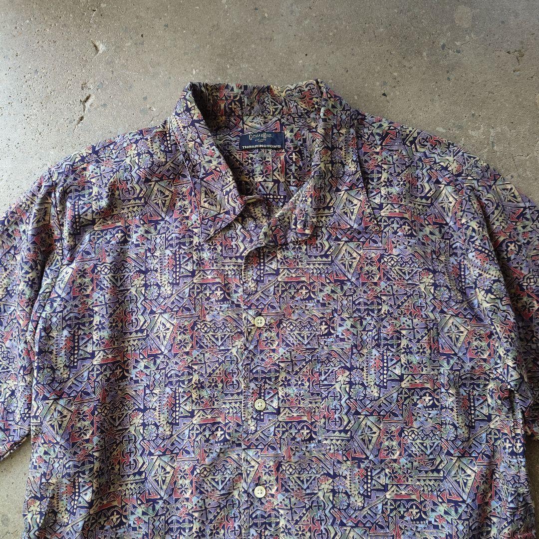 GITMAN BROTHERS batik print shirts L