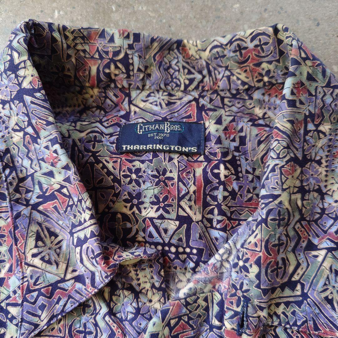 GITMAN BROTHERS batik print shirts L