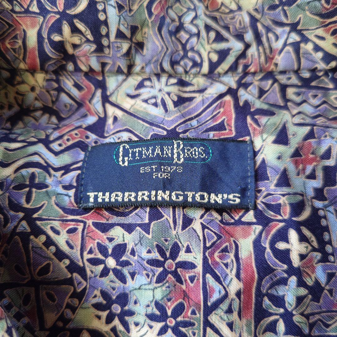 GITMAN BROTHERS batik print shirts L