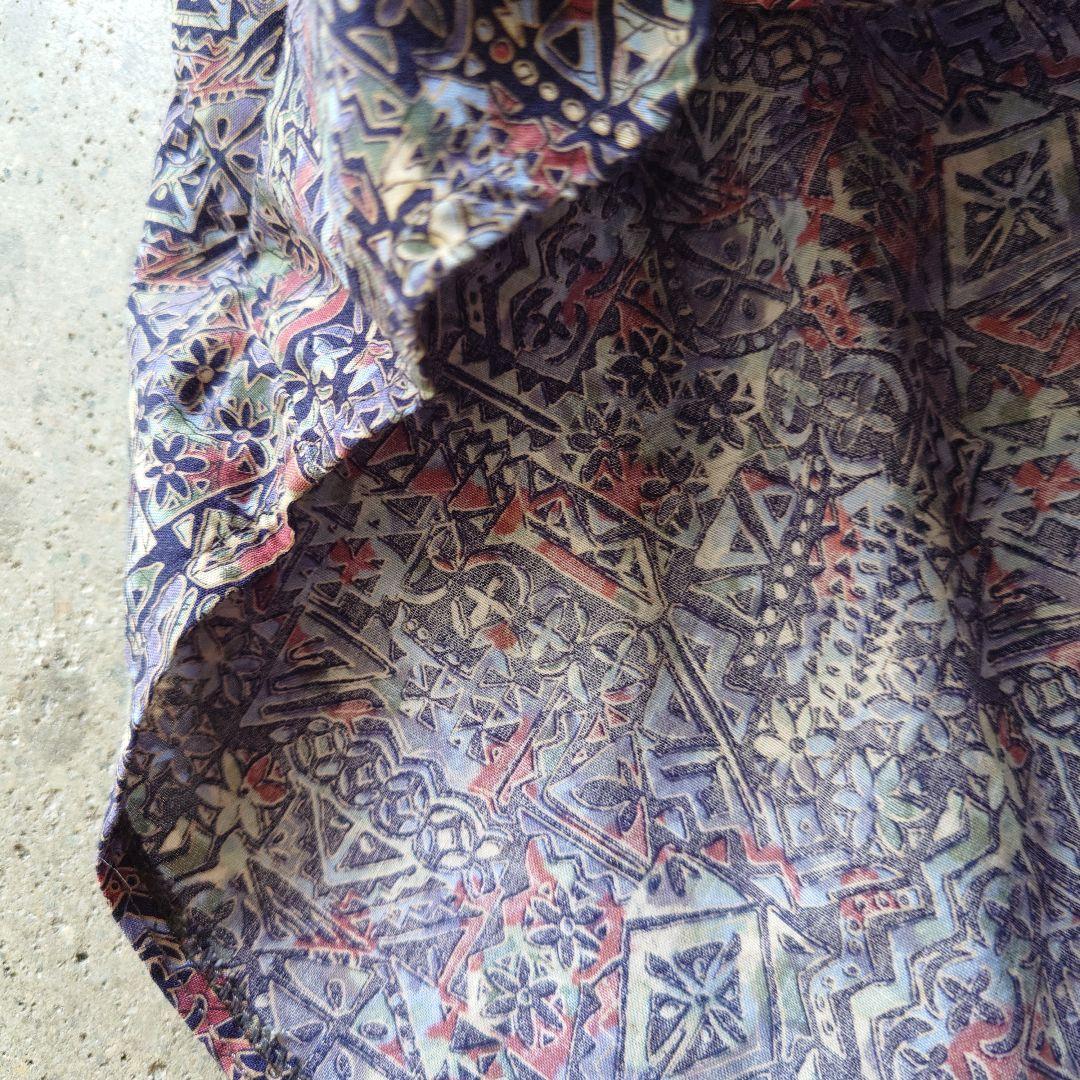 GITMAN BROTHERS batik print shirts L