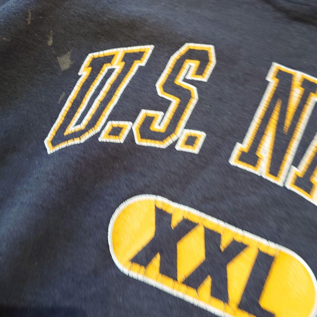 90s US NAVY sweat XL made in USA
