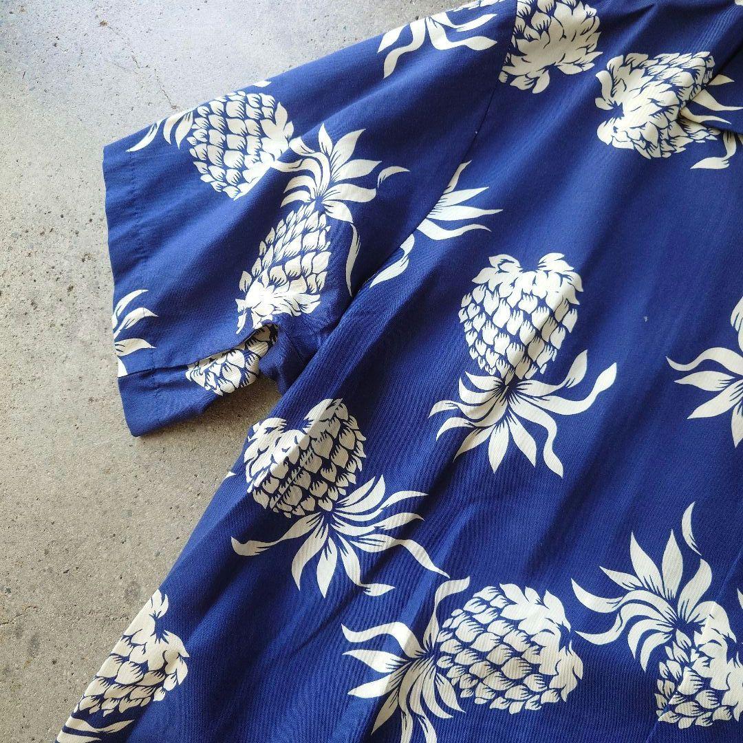 90s PINEAPPLEJUICE HAWAII rayon aloha shirts L