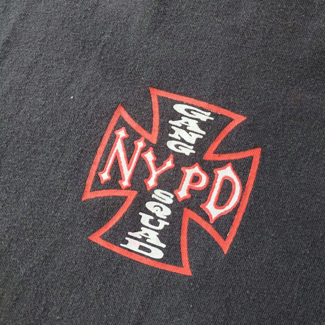 NYPD iron cross print tee