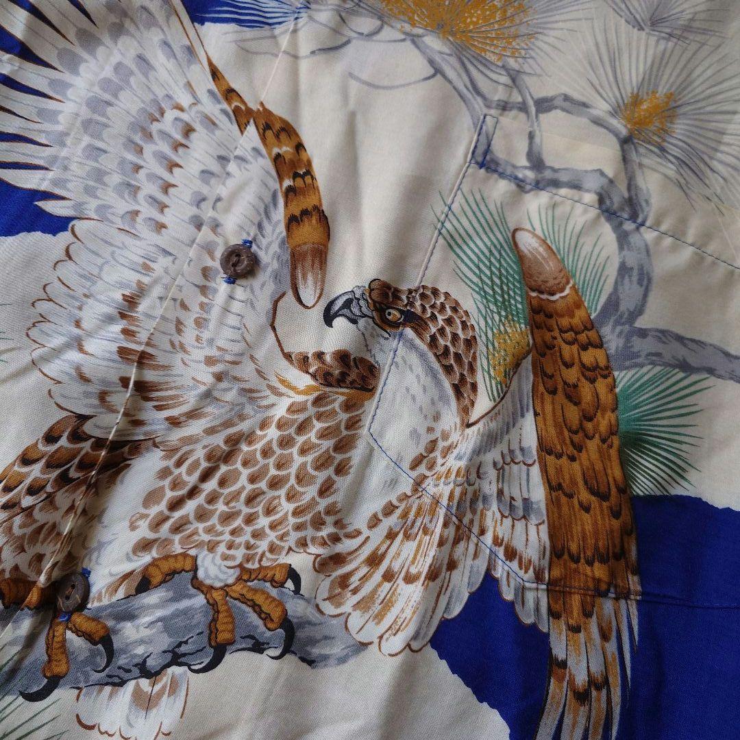 90s PINEAPPLE JUICE rayon aloha 和柄　L