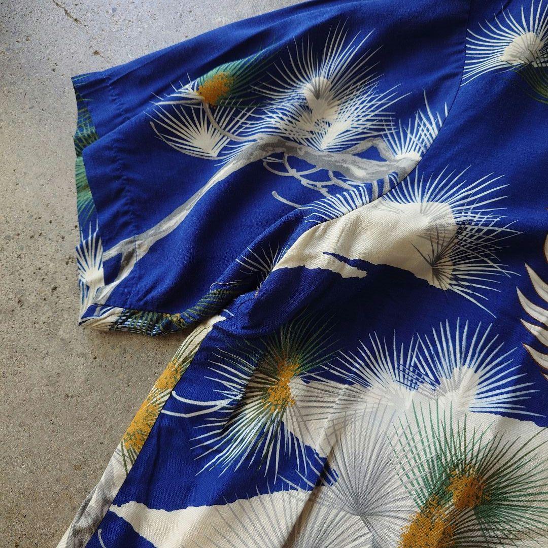 90s PINEAPPLE JUICE rayon aloha 和柄　L
