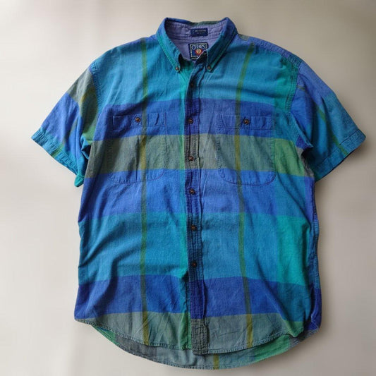 CHAPS ralphlauren india cotton check shirts L