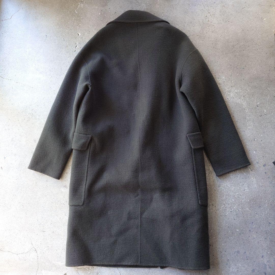 Calvin Klein wool ｗrap long coat 50