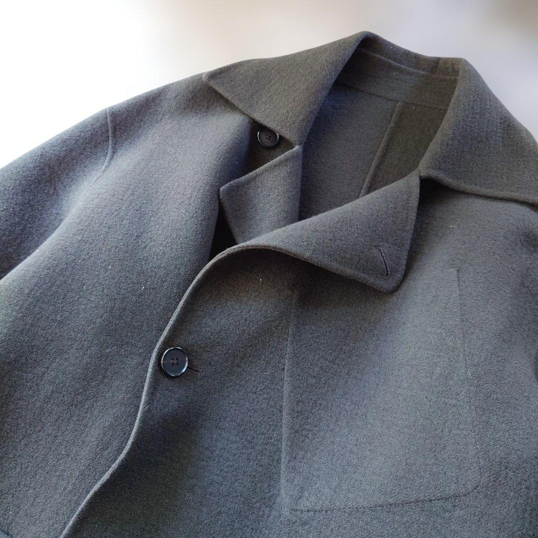Calvin Klein wool ｗrap long coat 50