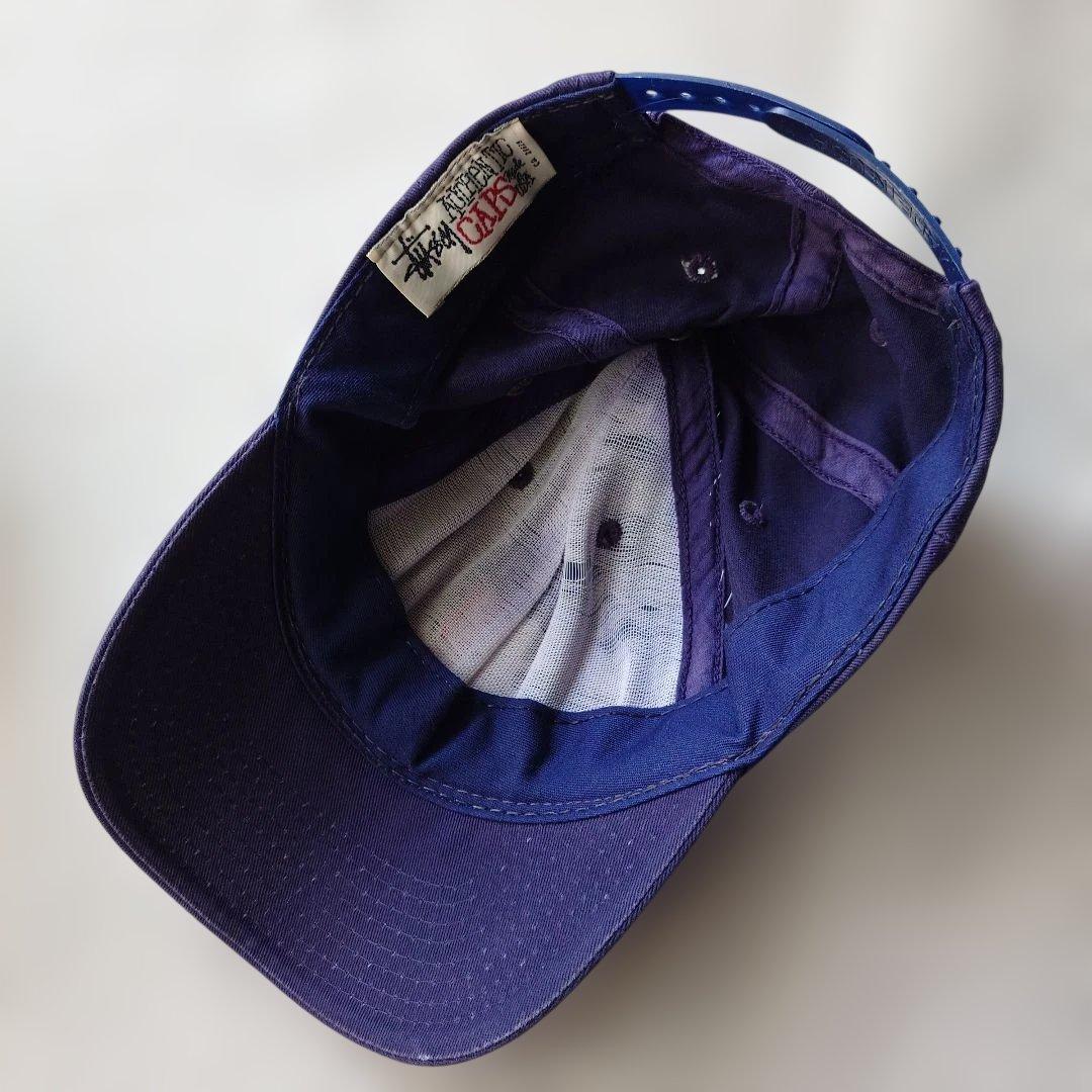 90s OLD stussy MADE in USA baseball cap