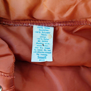 used padding work vest s 中綿　ワークベスト