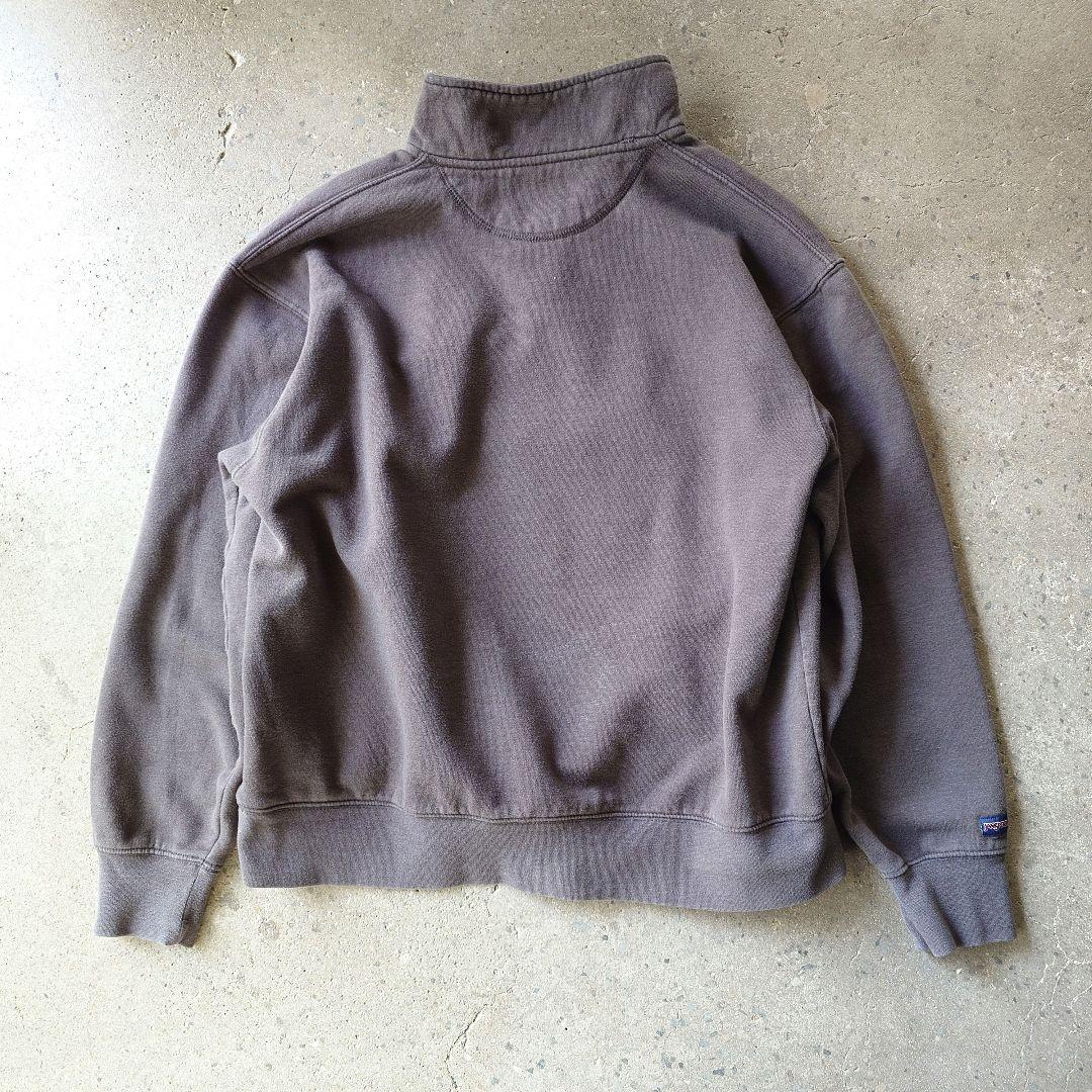 JANSPORTS drivers sweat ジャンスポーツ　ハーフジップ　カレッジロゴ　スウエット