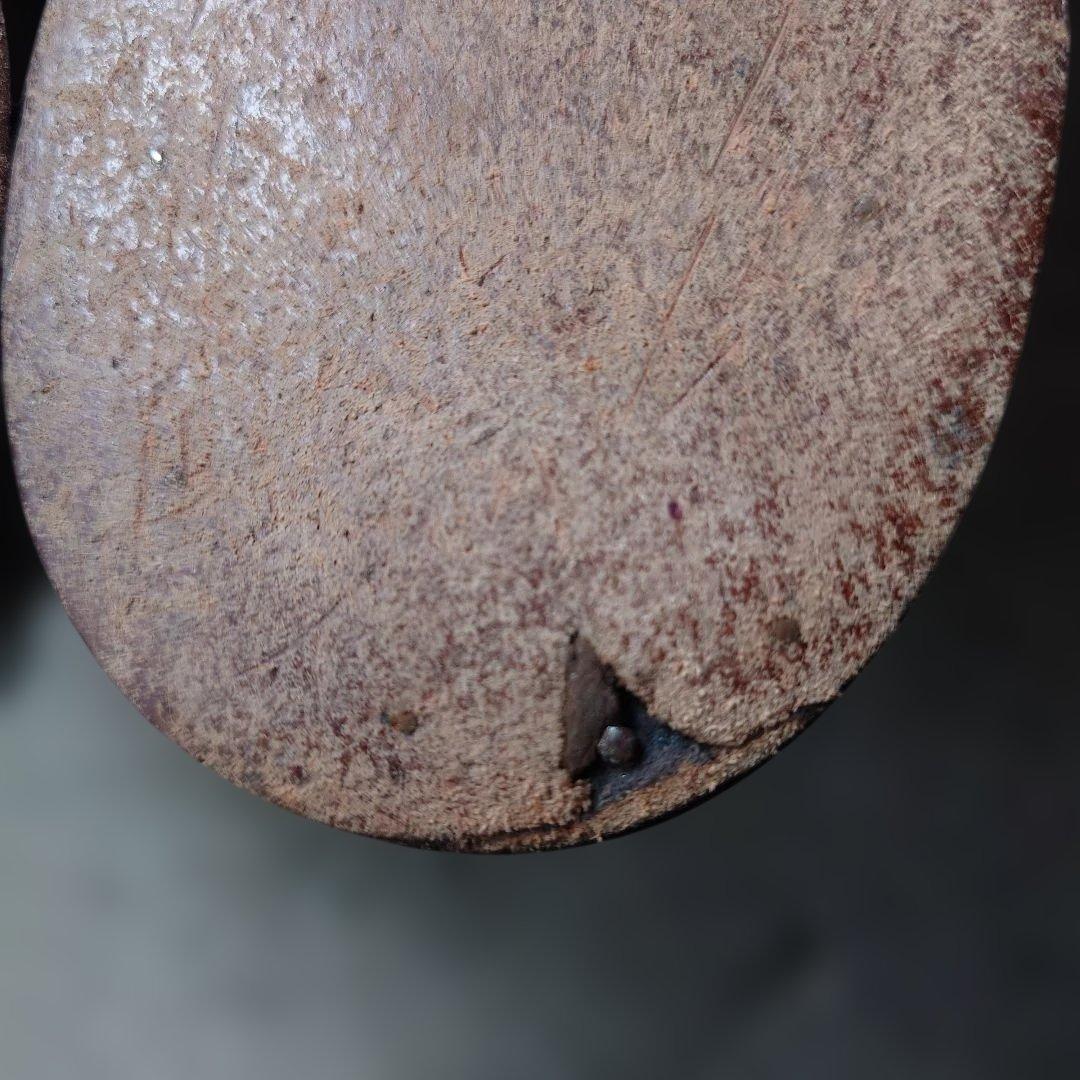 Flosheim imperial shell cordvan plane toe leather shoes made in USA 91/2