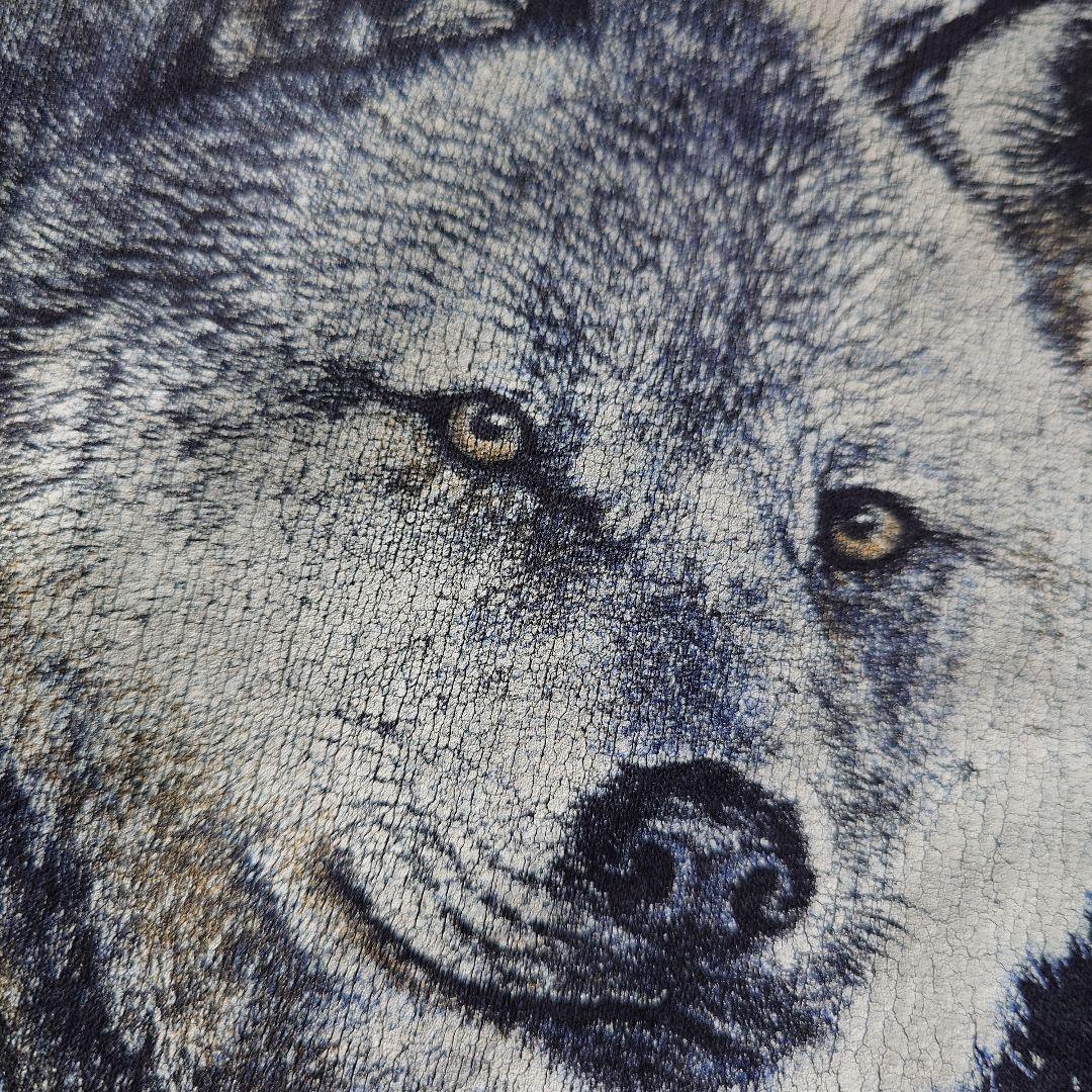 Harlequin　90s woif print sweat XL