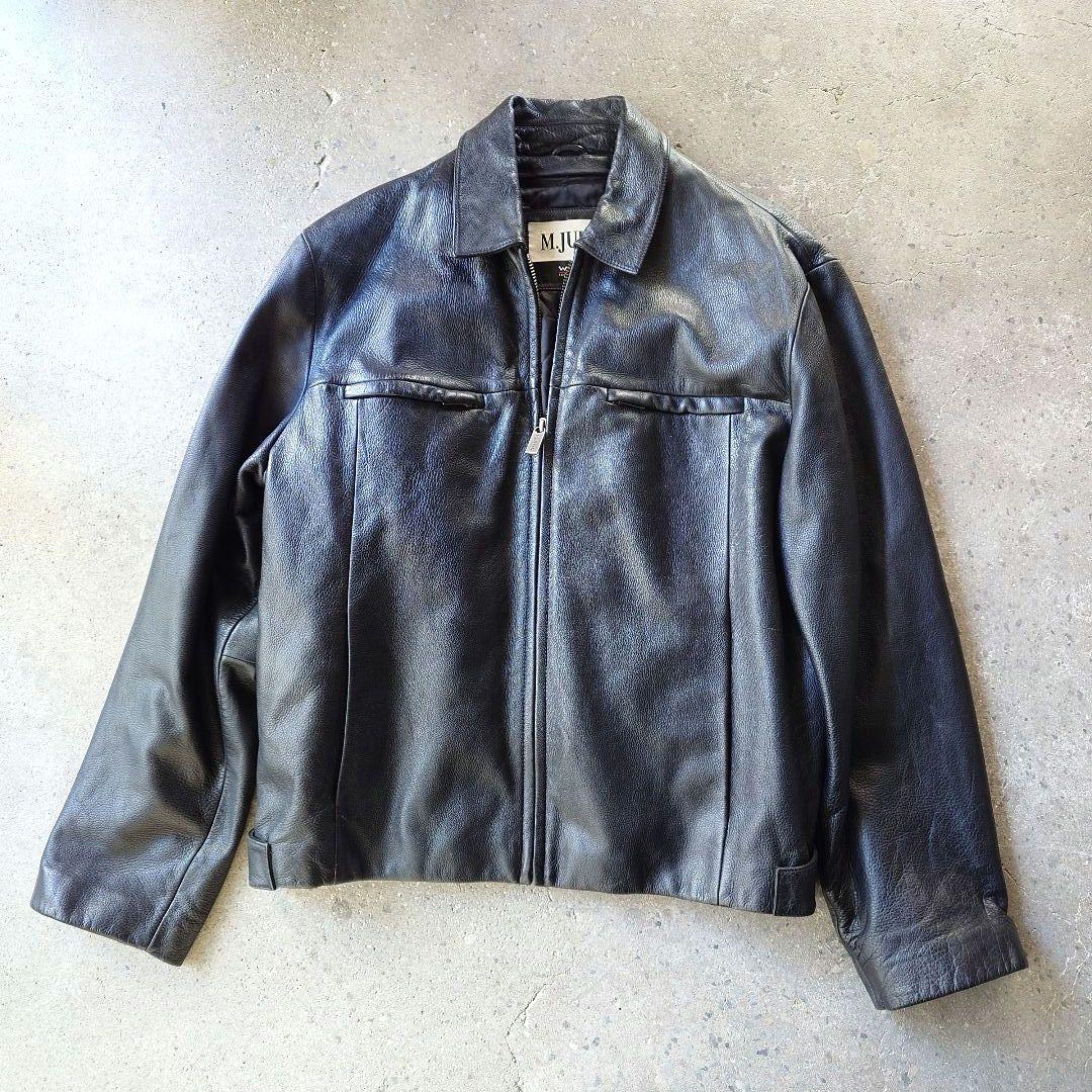 90s wilsons leather jacket ウイルソンズ　レザージャケット　トラッカージャケット　L