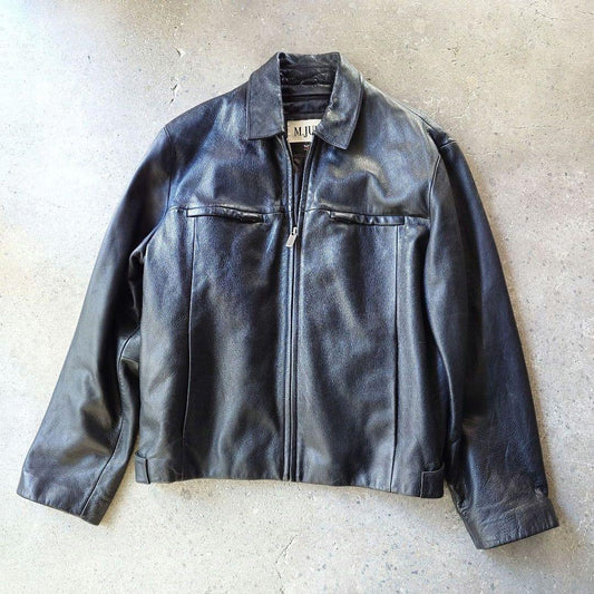90s wilsons leather jacket ウイルソンズ　レザージャケット　トラッカージャケット　L