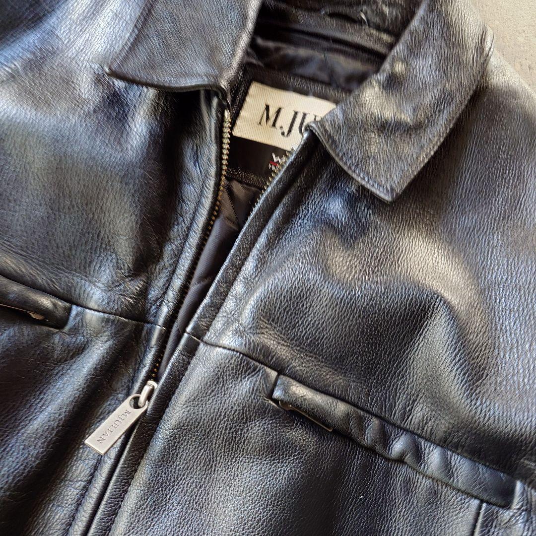 90s wilsons leather jacket ウイルソンズ　レザージャケット　トラッカージャケット　L