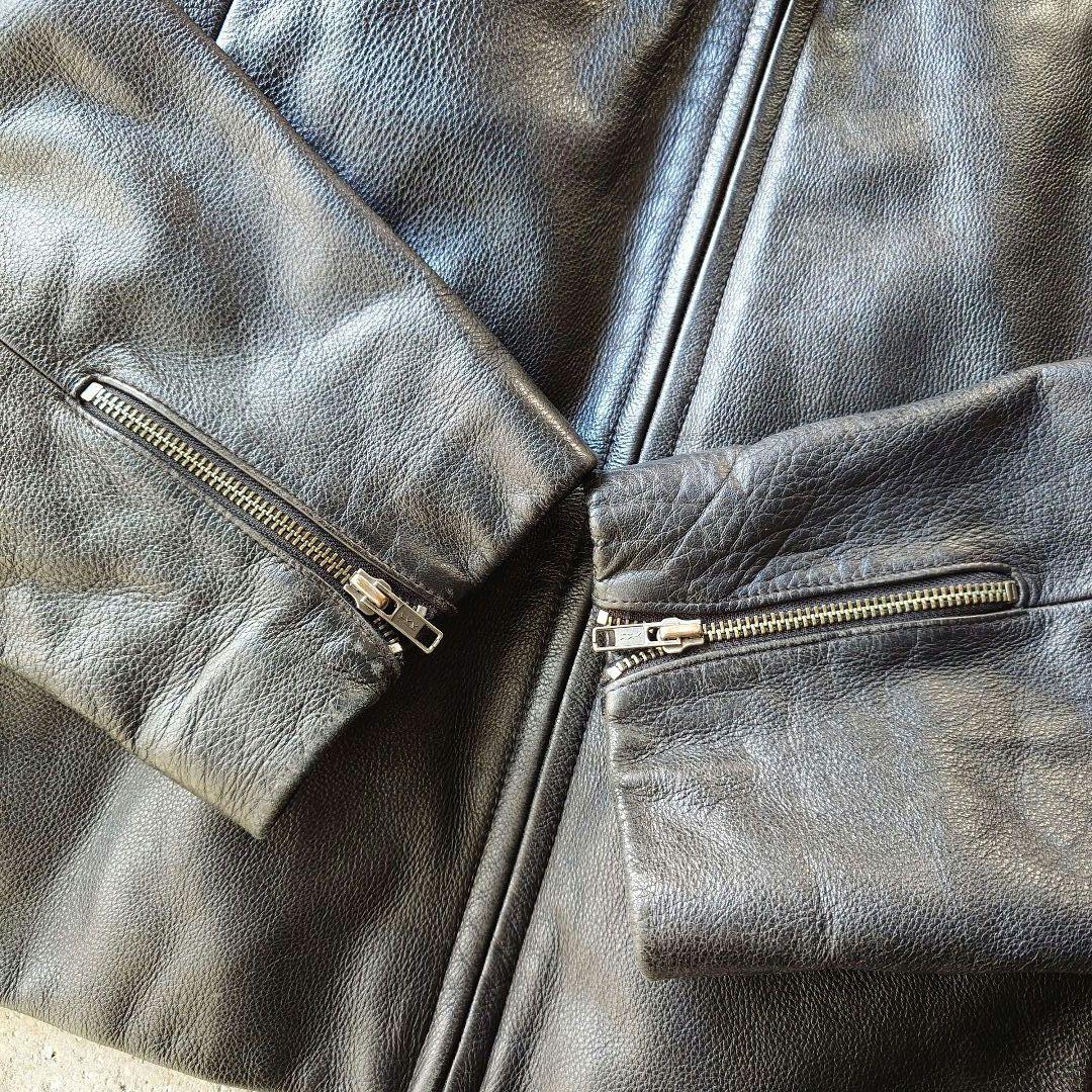 90s wilsons leather jacket ウイルソンズ　レザージャケット　トラッカージャケット　L