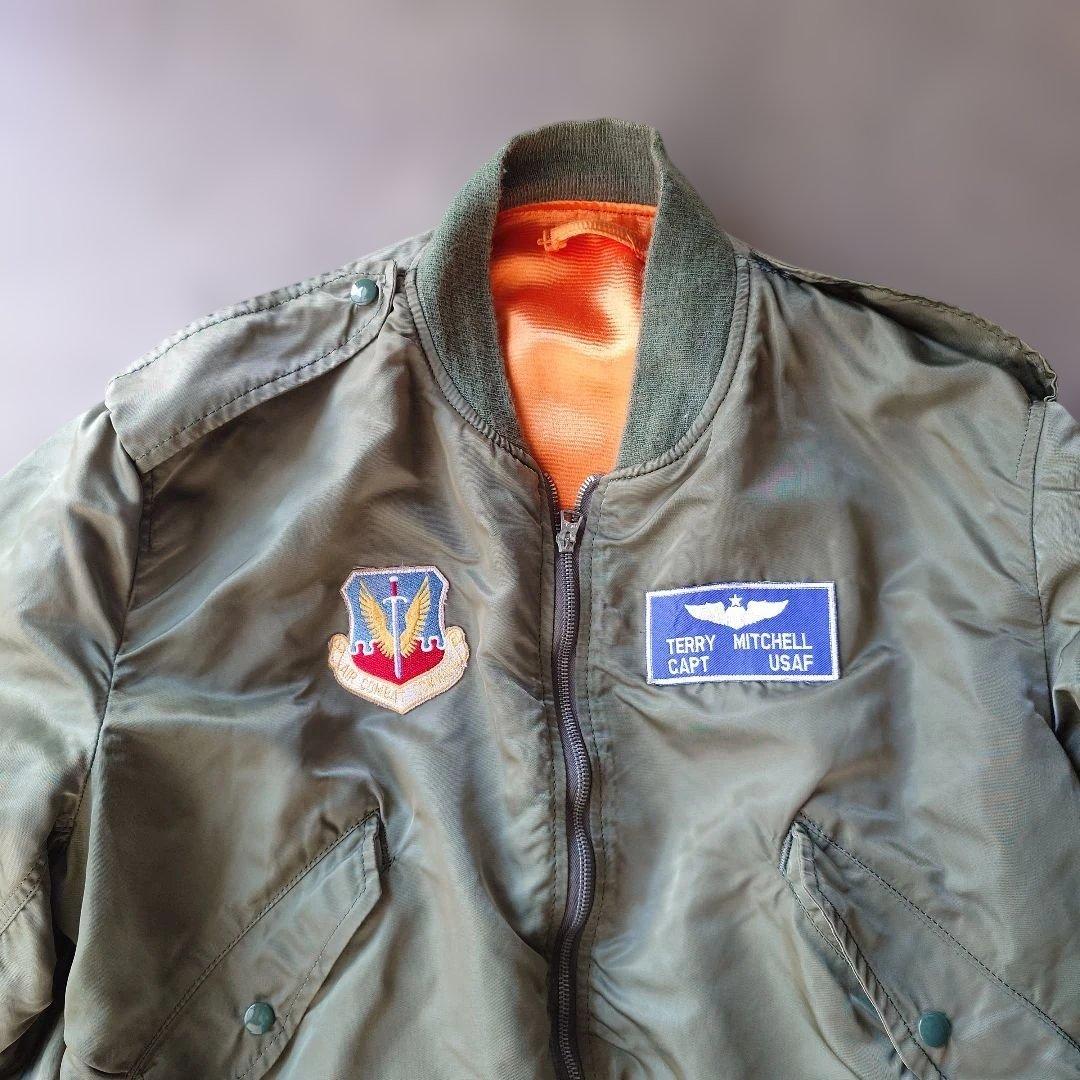 L2B ALPHA 80s original flight jacket L