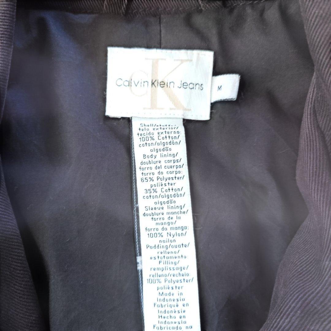 CK JEANS cotton pea coat M