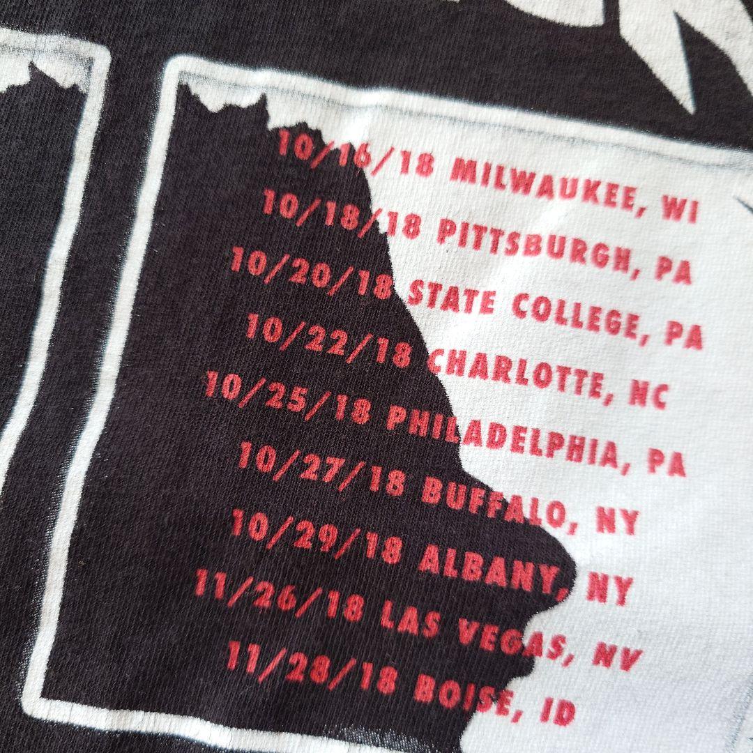 2018 METALLICA tour tee xl