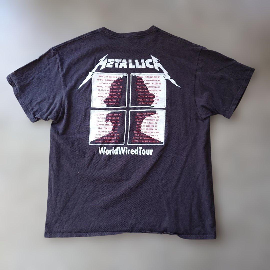 2018 METALLICA tour tee xl