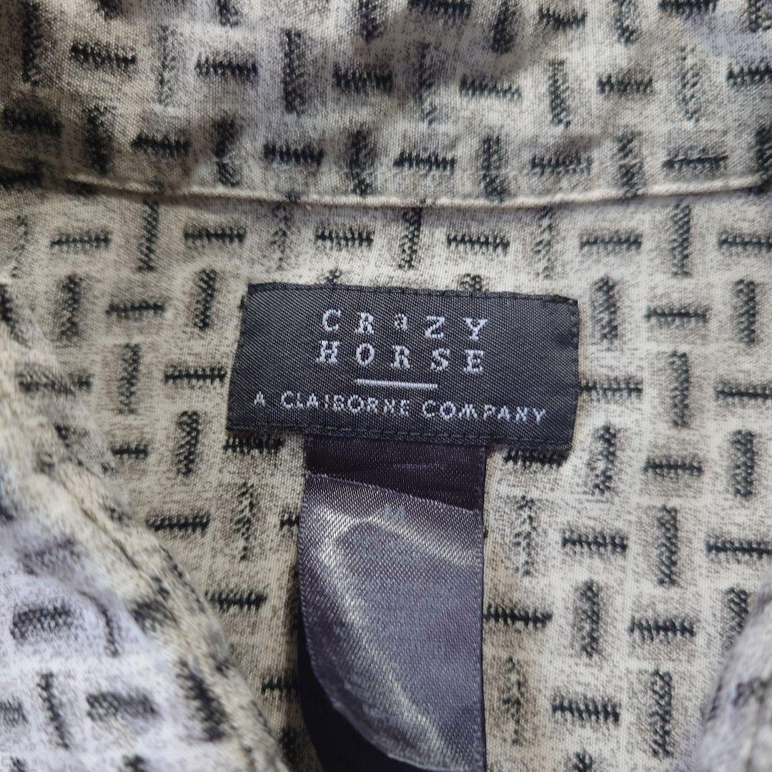 Rayon dot pattern shirts M