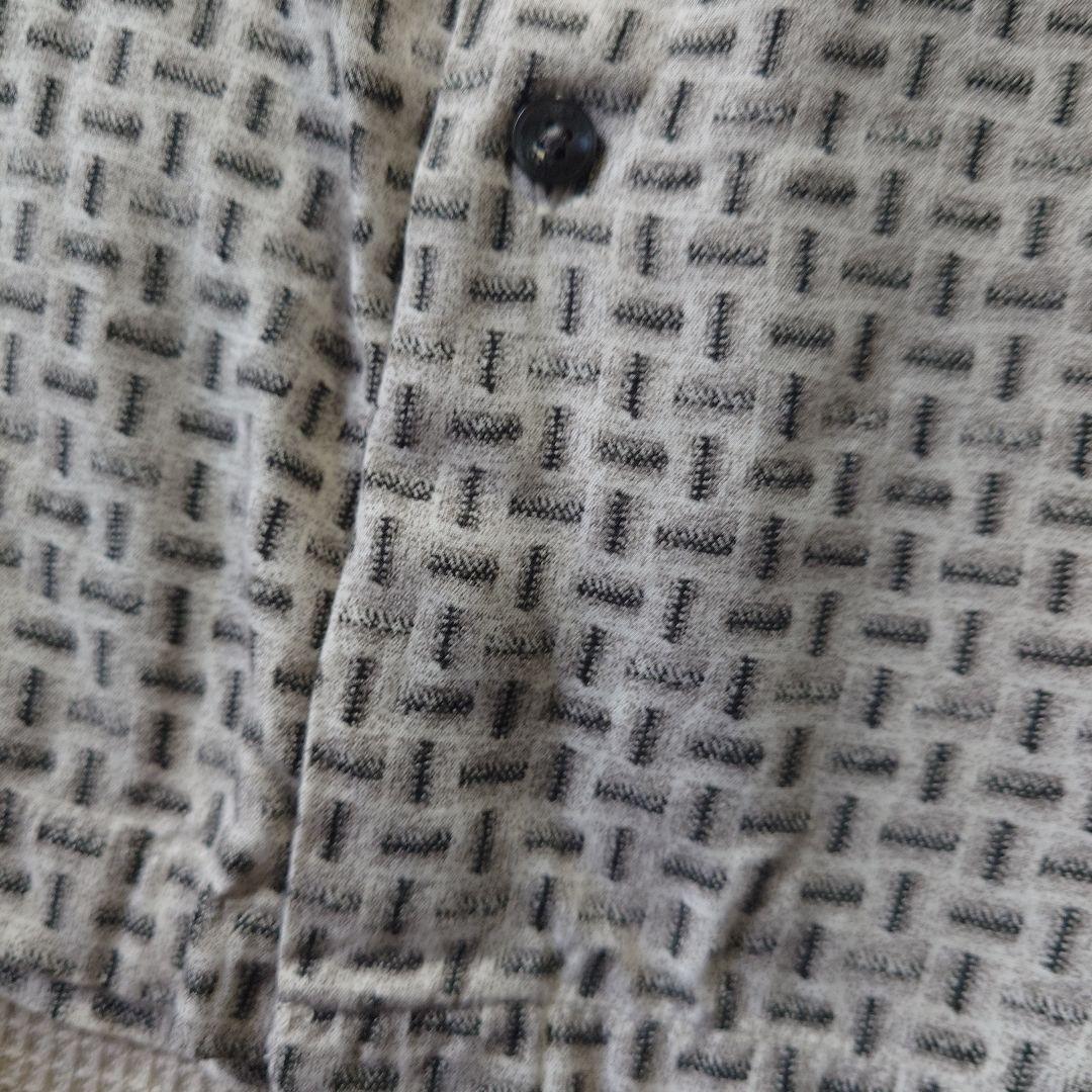 Rayon dot pattern shirts M