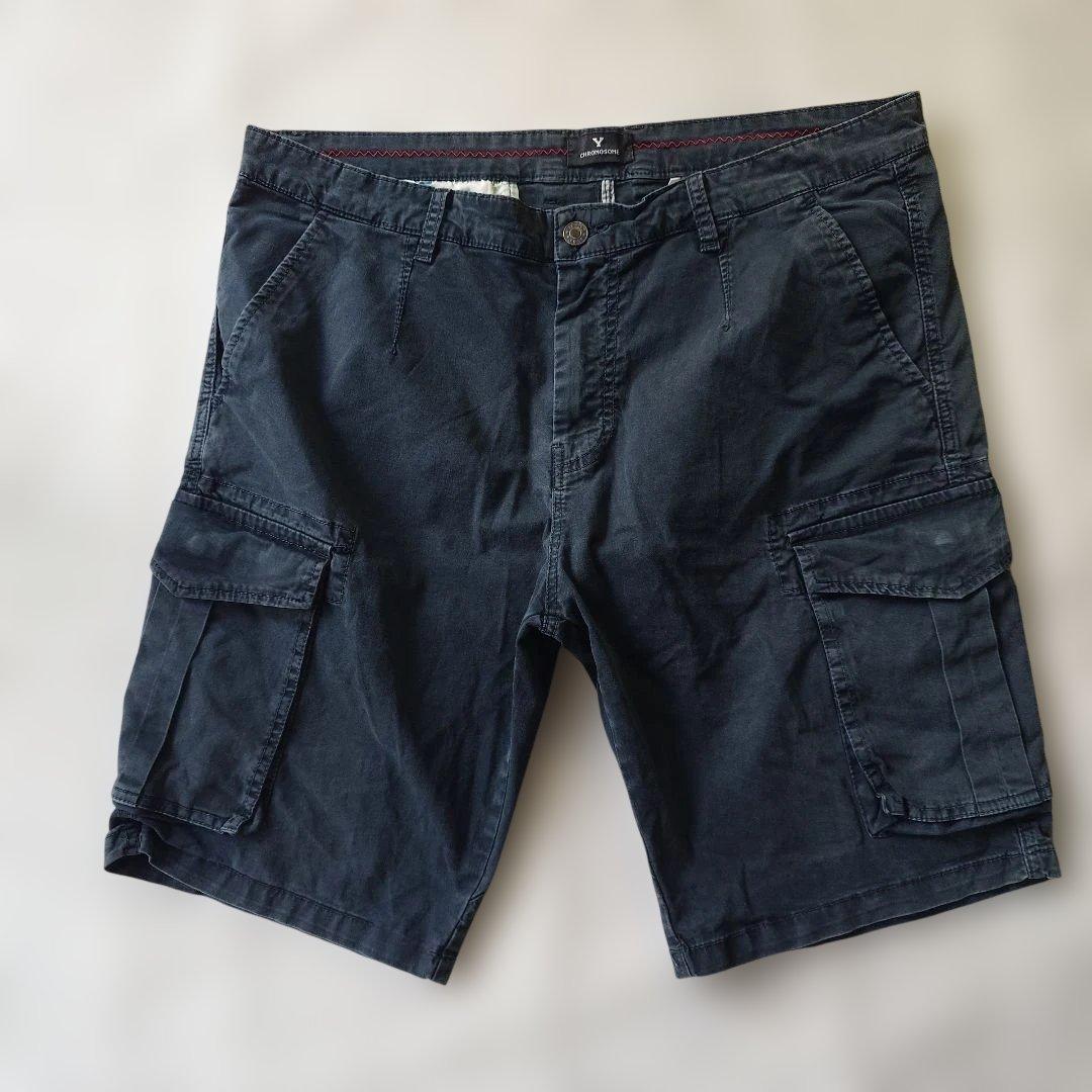 Y CHROMOSOME cargo shorts fade w38
