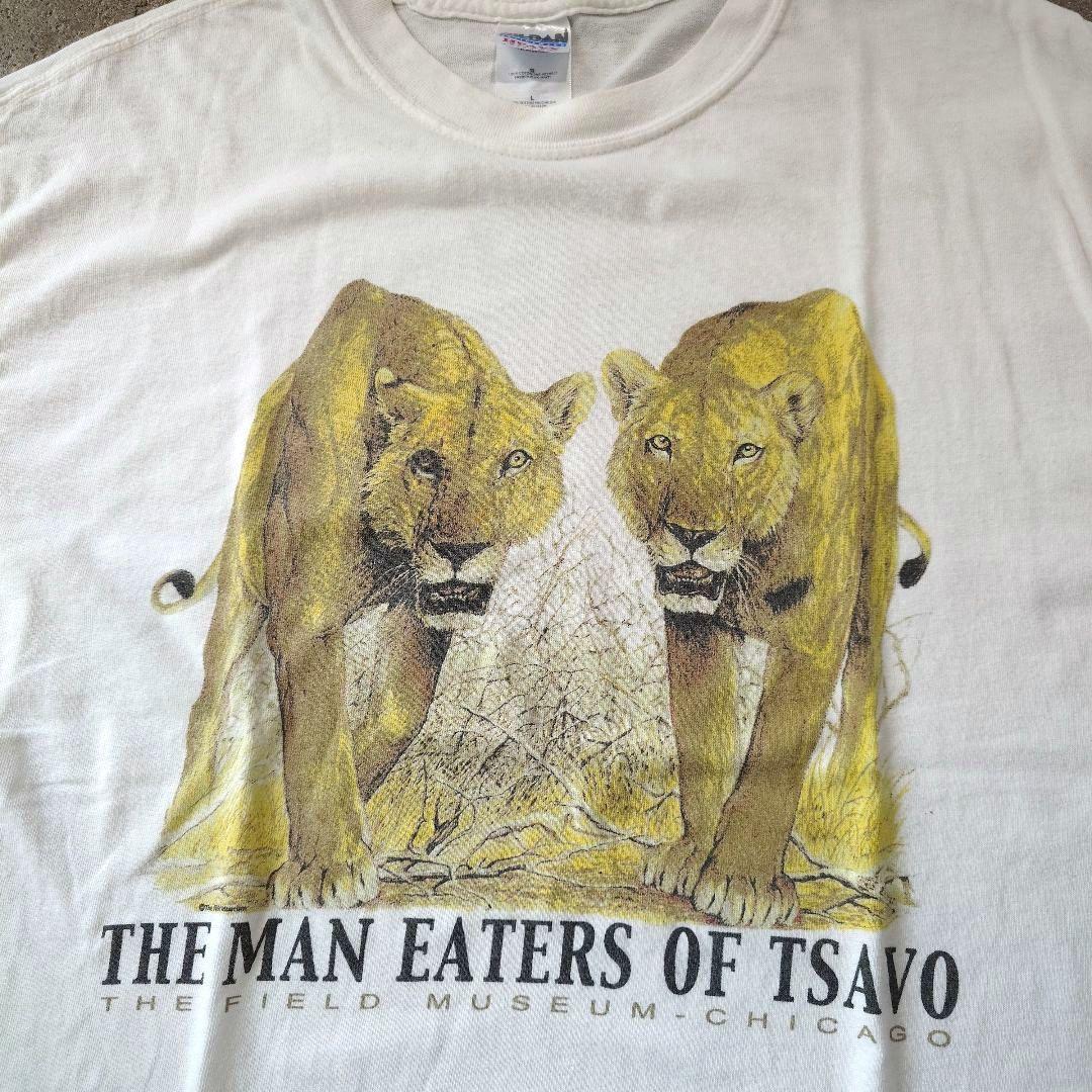 Safari tiger print tee L