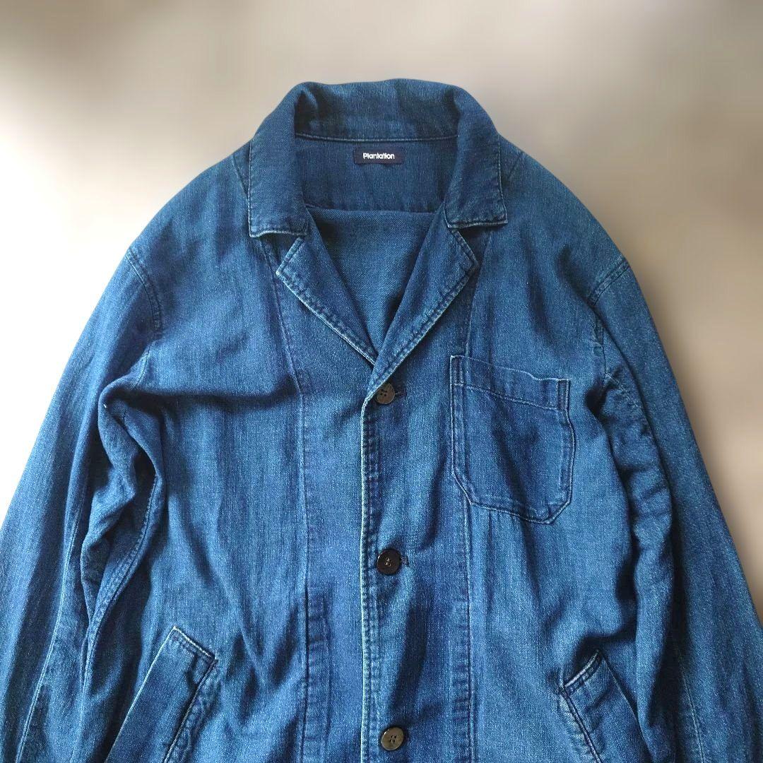 plantation indigo women coat M