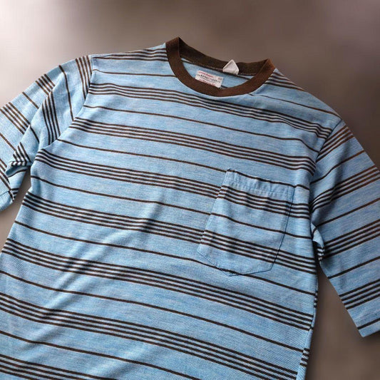 70s pocket border tee kingsize co M