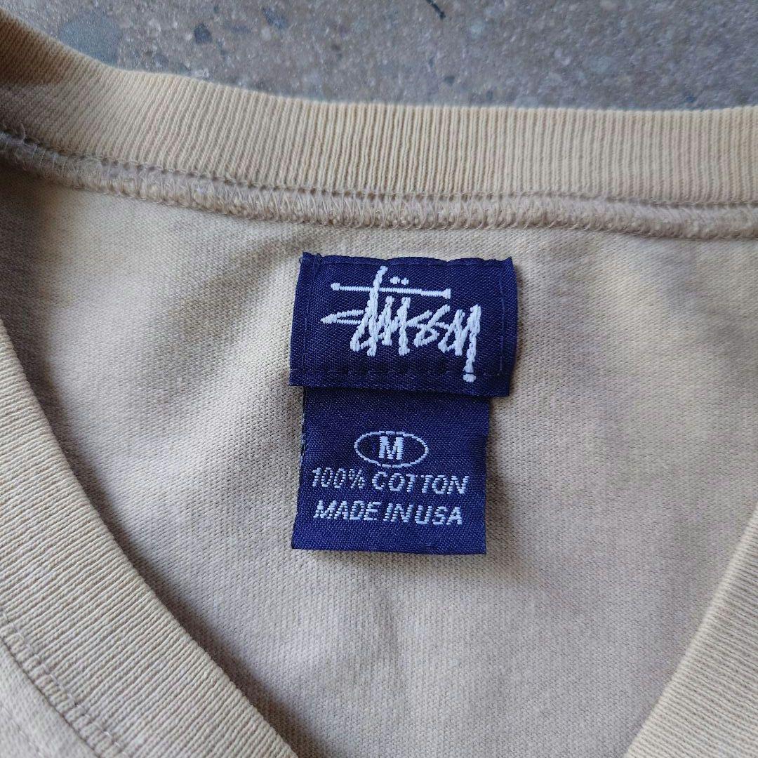 STUSSY 90s USA tee M ハイビスカス