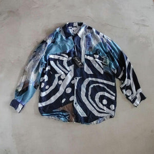 GOOUCH deadstock silk shirts グーチ デッドストック シルクシャツ　エスニック　柄シャツ