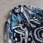 画像をギャラリービューアに読み込む, GOOUCH deadstock silk shirts グーチ デッドストック シルクシャツ　エスニック　柄シャツ

